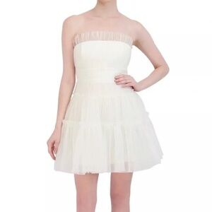 Strapless Eve Tulle Mini Dress
